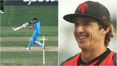 The no ball in India vs Pakistan match; Brad Hogg (File) The no ball in India vs Pakistan match; Brad Hogg (File)