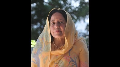 Himachal Pradesh Congress Committee president and Mandi MP Pratibha Virbhadra Singh. (HT Photo)