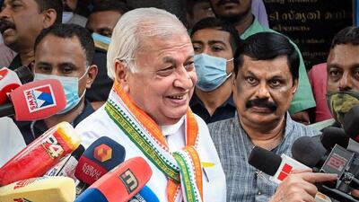 Kerala governor Arif Mohammad Khan has said that state finance minister KN Balagopal has ‘lost his pleasure’. (PTI)