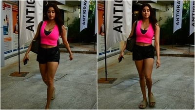 On the work front, Janhvi Kapoor will be seen next in Mili. It is produced by her father, Boney Kapoor, marking their first professional collaboration. The film also stars Sunny Kaushal and Manoj Pahwa in lead roles. Janhvi also has Mr And Mrs Mahi with Rajkummar Rao. (HT Photo/Varinder Chawla) On the work front, Janhvi Kapoor will be seen next in Mili. It is produced by her father, Boney Kapoor, marking their first professional collaboration. The film also stars Sunny Kaushal and Manoj Pahwa in lead roles. Janhvi also has Mr And Mrs Mahi with Rajkummar Rao. (HT Photo/Varinder Chawla)