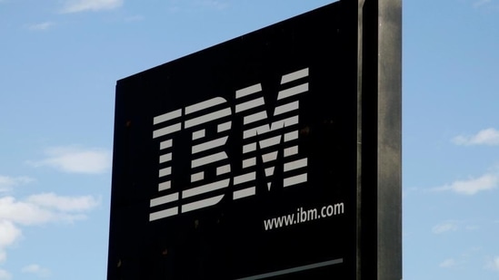 The sign at the IBM facility near Boulder, Colorado.(REUTERS)