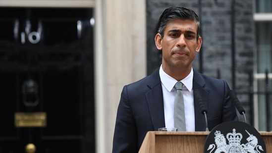 Sunak, Britain’s youngest prime minister, replaced Liz Truss who resigned after 44 days following a “mini budget” that sparked turmoil in financial markets.(Bloomberg)