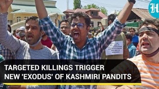 TARGETED KILLINGS TRIGGER NEW 'EXODUS' OF KASHMIRI PANDITS TARGETED KILLINGS TRIGGER NEW 'EXODUS' OF KASHMIRI PANDITS