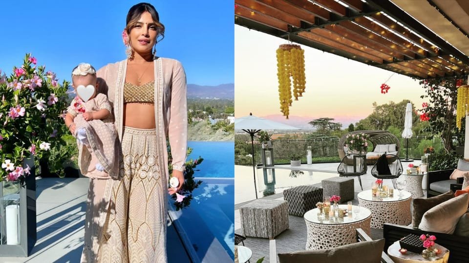 Priyanka Chopra celebrated Diwali with daughter Malti Marie Chopra Jonas at their lavish LA home. Priyanka Chopra celebrated Diwali with daughter Malti Marie Chopra Jonas at their lavish LA home.