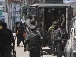 Representative image: The incident happened when an army vehicle was passing through the Aloosa area, police said, adding there was no report of any death so far.(HT file photo) Representative image: The incident happened when an army vehicle was passing through the Aloosa area, police said, adding there was no report of any death so far.(HT file photo)