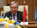 United Nations Secretary General Antonio Guterres speaks. United Nations Secretary General Antonio Guterres speaks.