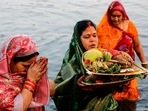 Chhath Puja Nahay Khay 2022: All rituals, dos and don'ts to follow on this day(AP Photo/Bikas Das) Chhath Puja Nahay Khay 2022: All rituals, dos and don'ts to follow on this day(AP Photo/Bikas Das)
