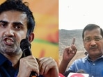 BJP's east Delhi MP Gautam Gambhir called AAP supremo and Delhi CM Arvind Kejriwal BJP's east Delhi MP Gautam Gambhir called AAP supremo and Delhi CM Arvind Kejriwal