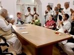On Wednesday, Mallikarjun Kharge took over as party president after defeating Shashi Tharoor in elections for the top post.