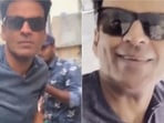 Manoj Bajpayee enjoys an rickshaw ride in Jodhpur.