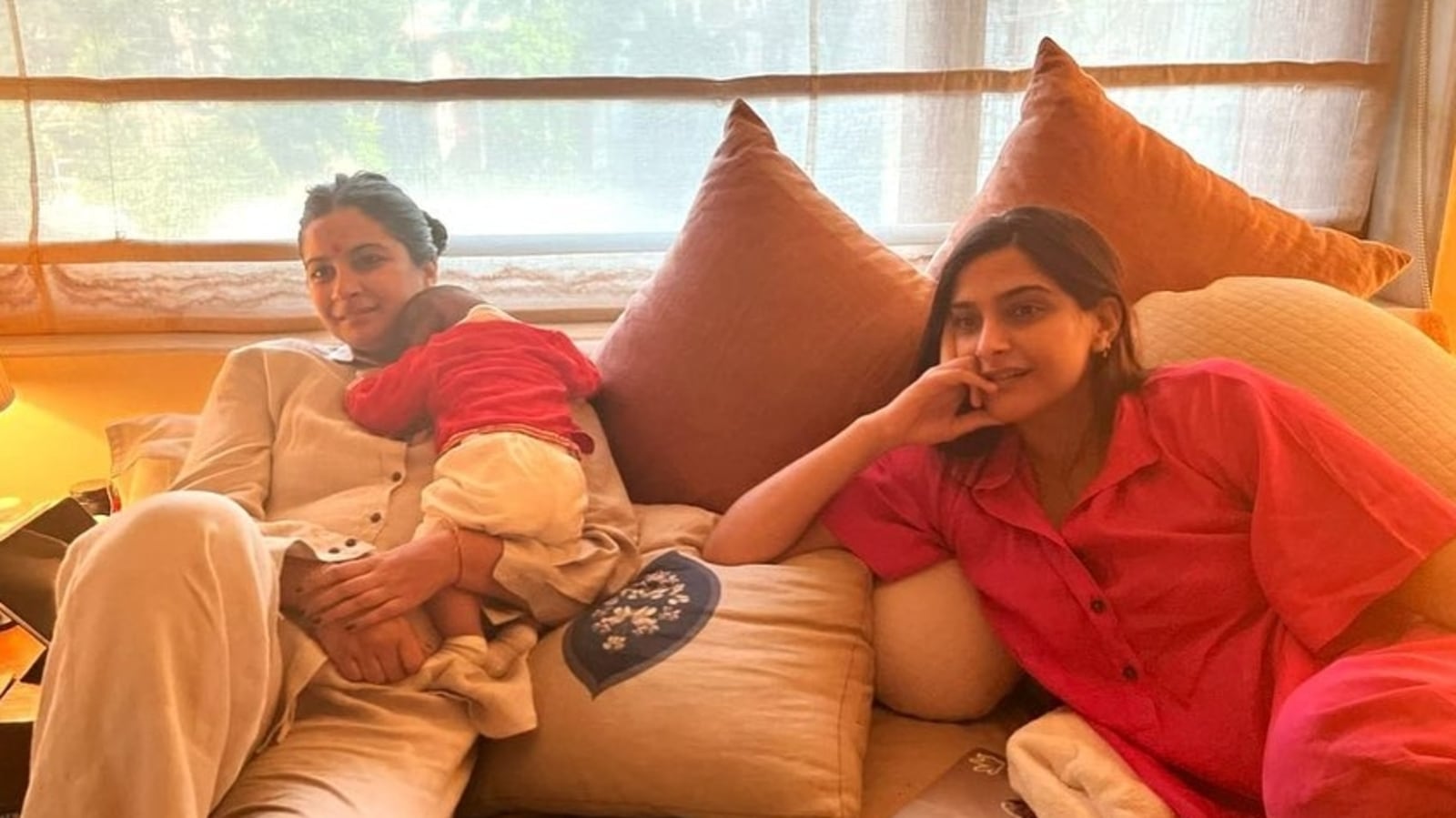 sonam-kapoor-poses-with-son-vayu-as-he-rests-on-masi-rhea-kapoor-s-lap-fans-call-it-pure-love