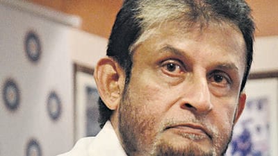 Mumbai, India - May 23, 2016: The meeting of the All-India Senior Selection Committee of the BCCI will be held on Monday, the 23rd of May 2016, BCCI Secretary Ajay Shirke with Selection Committee Chairman Sandip Patil, to select the Indian teams for the upcoming T20 Internationals (three matches) and One Day Internationals (three matches) against Zimbabwe and Test matches (four matches) against West Indies at BCCI Head Quarter, Churchgate in Mumbai in Mumbai, India, on Monday, May 23, 2016. (Photo by Sandeep Mahankal/HT) Mumbai, India - May 23, 2016: The meeting of the All-India Senior Selection Committee of the BCCI will be held on Monday, the 23rd of May 2016, BCCI Secretary Ajay Shirke with Selection Committee Chairman Sandip Patil, to select the Indian teams for the upcoming T20 Internationals (three matches) and One Day Internationals (three matches) against Zimbabwe and Test matches (four matches) against West Indies at BCCI Head Quarter, Churchgate in Mumbai in Mumbai, India, on Monday, May 23, 2016. (Photo by Sandeep Mahankal/HT)