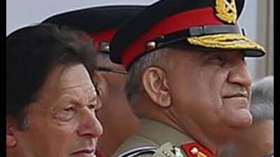 The first half of General Qamar Bajwa’s tenure saw the marginalisation of Nawaz Sharif; the closing part of it has seen a reversal of that policy and Imran Khan as the target (AP) The first half of General Qamar Bajwa’s tenure saw the marginalisation of Nawaz Sharif; the closing part of it has seen a reversal of that policy and Imran Khan as the target (AP)