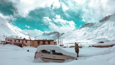 Spiti is also renowned as ‘Little Tibet’ and is undoubtedly a paradise on earth. The Spiti Valley is a gorgeous wonderland resounding with peace and spirituality. It is home to several Buddhist monasteries and breathtaking natural landscapes, the majority of which are unknown and unspoiled. The valley's beautiful, emerald beauty, framed by snow-capped mountains, is perfect for those who enjoy adventure sports like paragliding, camping, and hiking. (HT photo ) Spiti is also renowned as ‘Little Tibet’ and is undoubtedly a paradise on earth. The Spiti Valley is a gorgeous wonderland resounding with peace and spirituality. It is home to several Buddhist monasteries and breathtaking natural landscapes, the majority of which are unknown and unspoiled. The valley's beautiful, emerald beauty, framed by snow-capped mountains, is perfect for those who enjoy adventure sports like paragliding, camping, and hiking. (HT photo )