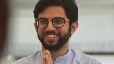 Mumbai, India - July 3, 2022: Aditya Thackeray reached, during the 2 days special assembly session held at Vidhan Bhavan in Mumbai, India, on Sunday, July 3, 2022. (Photo by Anshuman Poyrekar/ Hindustan Times) (Hindustan Times) Mumbai, India - July 3, 2022: Aditya Thackeray reached, during the 2 days special assembly session held at Vidhan Bhavan in Mumbai, India, on Sunday, July 3, 2022. (Photo by Anshuman Poyrekar/ Hindustan Times) (Hindustan Times)