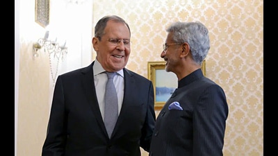 External affairs minister S Jaishankar last met his Russian counterpart Sergei Lavrov in New York on margins of UN General Assembly (ANI) External affairs minister S Jaishankar last met his Russian counterpart Sergei Lavrov in New York on margins of UN General Assembly (ANI)