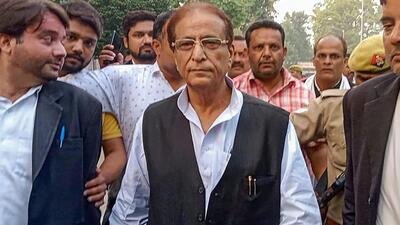 Samajwadi Party leader Azam Khan leaves from a session court in Rampur on Thursday. (PTI) Samajwadi Party leader Azam Khan leaves from a session court in Rampur on Thursday. (PTI)