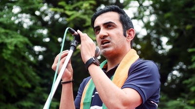 BJP's east Delhi MP Gautam Gambhir called AAP supremo and Delhi CM Arvind Kejriwal "liar in chief Kejriwal". (ANI) BJP's east Delhi MP Gautam Gambhir called AAP supremo and Delhi CM Arvind Kejriwal "liar in chief Kejriwal". (ANI)