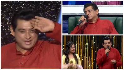 Amit Kumar on Indian Idol 13's Kishore Kumar special episode. Amit Kumar on Indian Idol 13's Kishore Kumar special episode.