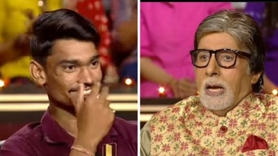 Contestant Sahil Shende calls Amitabh Bachchan 'player' in Kaun Banega Crorepati 14.