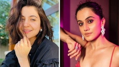 Anushka Sharma and Taapsee Pannu welcome BCCI's decision to pay equal match fees to women and men cricketers. Anushka Sharma and Taapsee Pannu welcome BCCI's decision to pay equal match fees to women and men cricketers.
