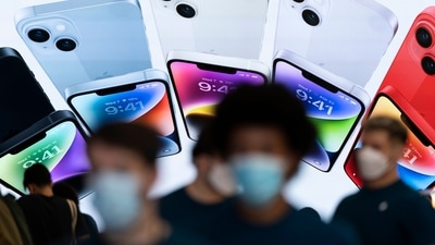 Apple is struggling to satisfy iPhone demand under Beijing’s tough Covid policy. (AP) Apple is struggling to satisfy iPhone demand under Beijing’s tough Covid policy. (AP)