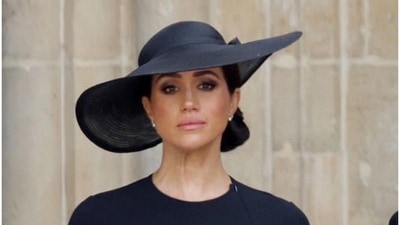 Meghan Markle: Meghan Markle at the funeral of Queen Elizabeth II. Meghan Markle: Meghan Markle at the funeral of Queen Elizabeth II.