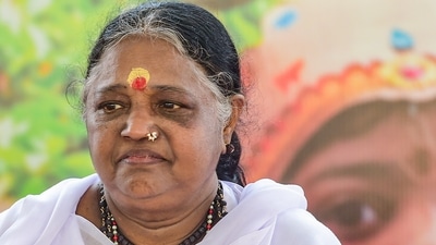 Upon accepting her role as Chair of India’s C20 engagement group, Amma expressed she was grateful to the Indian government for arranging such a high-level representation of the voices of the common people.  (File Photo) (PTI)
