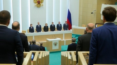 Russia: Lawmakers of Federation Council of the Federal Assembly of the Russian Federation are seen. (AP)