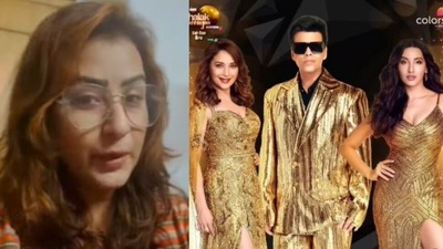 Shilpa Shinde lashed out at Jhalak Dikhhla Jaa 10 judges Karan Johar, Madhuri Dixit and Nora Fatehi. Shilpa Shinde lashed out at Jhalak Dikhhla Jaa 10 judges Karan Johar, Madhuri Dixit and Nora Fatehi.
