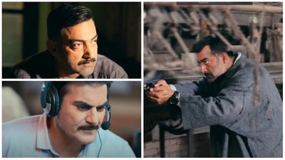 Tanaav trailer sees Manav Vij and Arbaaz Khan as special unit members battling militants. Tanaav trailer sees Manav Vij and Arbaaz Khan as special unit members battling militants.