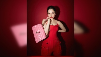 Tamannaah Bhatia was styled by Shaleena Nathani along with the assistance of Vasudha Gupta. (Instagram/@tamannaahspeaks) Tamannaah Bhatia was styled by Shaleena Nathani along with the assistance of Vasudha Gupta. (Instagram/@tamannaahspeaks)