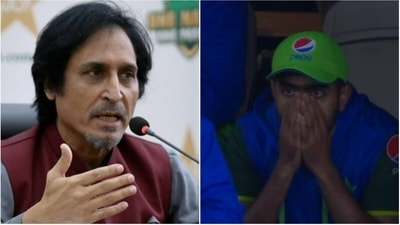 Ramiz Raja; Babar Azam (File/Twitter)