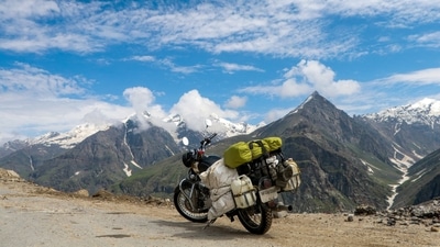 Rohtang Pass is favourite among those who love the outdoors because of its magnificent natural splendour. Rohtang Pass can only be accessible by vehicle and is just 51 kilometers from Manali. Mountain riding, where you ride your mountain bikes off the beaten path and onto the less travelled trails, is an exhilarating sport that can be done at Rohtang Pass. It is one of the most beautiful places to experience winters in India. (Unsplash) Rohtang Pass is favourite among those who love the outdoors because of its magnificent natural splendour. Rohtang Pass can only be accessible by vehicle and is just 51 kilometers from Manali. Mountain riding, where you ride your mountain bikes off the beaten path and onto the less travelled trails, is an exhilarating sport that can be done at Rohtang Pass. It is one of the most beautiful places to experience winters in India. (Unsplash)