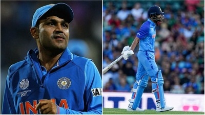 Virender Sehwag; KL Rahul (File/AP)