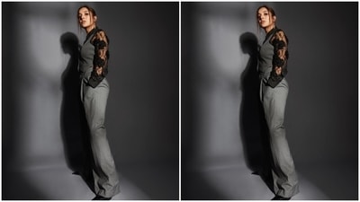Today, October 27, Shehnaaz Gill took to Instagram to share pictures of herself dressed in a grey pantsuit, which she wore for attending Aayush Sharma's birthday party. "Do whatever makes you happiest," Shehnaaz captioned her post. The star looked ready to rule over the hearts of her fans in the boss-babe look. Keep scrolling to see the photos. (Instagram) Today, October 27, Shehnaaz Gill took to Instagram to share pictures of herself dressed in a grey pantsuit, which she wore for attending Aayush Sharma's birthday party. "Do whatever makes you happiest," Shehnaaz captioned her post. The star looked ready to rule over the hearts of her fans in the boss-babe look. Keep scrolling to see the photos. (Instagram)