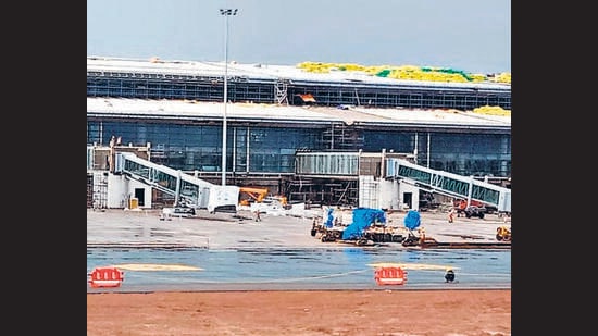 The under-construction aiport in Goa’s Mopa. (Wikimedia Commons)