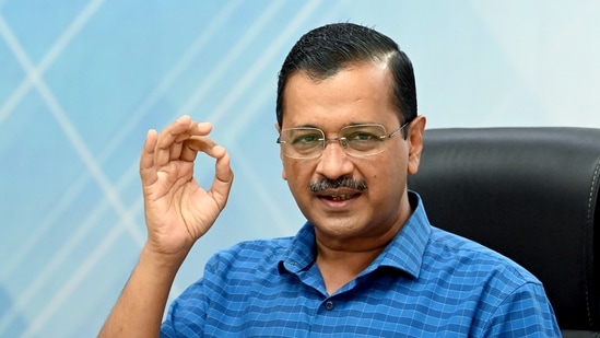 Delhi chief minister Arvind Kejriwal addresses a press conference on Wednesday. (ANI) Delhi chief minister Arvind Kejriwal addresses a press conference on Wednesday. (ANI)
