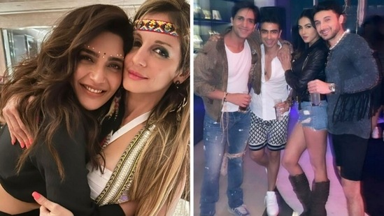 Karishma Tanna, Arslan Goni, Sonal Chauhan among others attend Sussanne Khan's birthday bash.