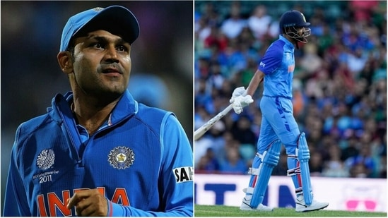 Virender Sehwag; KL Rahul (File/AP)