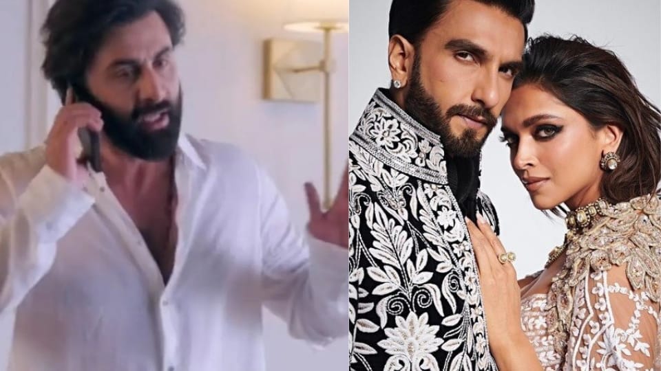Ranveer Singh and Deepika Padukone reacted to Alia Bhatt's video of Ranbir Kapoor complaining about Brahmastra promotions.
