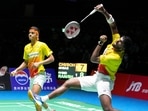 India's Satwiksairaj Rankireddy, right, and Chirag Shetty.(AP)