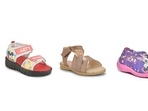 Footwear for kids should rank high on comfort level and also feature cute prints.