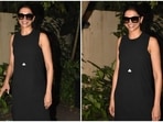 Deepika Padukone stuns in a solid black dress for a casual outing in Mumbai. (HT Photo/Varinder Chawla) Deepika Padukone stuns in a solid black dress for a casual outing in Mumbai. (HT Photo/Varinder Chawla)