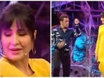 Katrina Kaif with Salman Khan on Bigg Boss 16.
