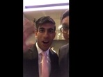UK PM Rishi Sunak in celebrity chef Sanjay Raina's video shared on Twitter.( Twitter - Sanjay Raina) UK PM Rishi Sunak in celebrity chef Sanjay Raina's video shared on Twitter.( Twitter - Sanjay Raina)