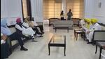 Punjab agriculture minister Kuldeep Singh Dhaliwal and the state leadership of the Bharatiya Kisan Union (BKU) Ekta-Ugrahan at a meeting in Patiala on Friday. (HT Photo) Punjab agriculture minister Kuldeep Singh Dhaliwal and the state leadership of the Bharatiya Kisan Union (BKU) Ekta-Ugrahan at a meeting in Patiala on Friday. (HT Photo)