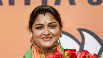 On Thursday, BJP’s Khushbu Sundar had lashed out on Twitter at Sadiq’s remarks and brought them to the attention of Kanimozhi, who was recently elevated to the post of DMK deputy general secretary. (PTI) On Thursday, BJP’s Khushbu Sundar had lashed out on Twitter at Sadiq’s remarks and brought them to the attention of Kanimozhi, who was recently elevated to the post of DMK deputy general secretary. (PTI)