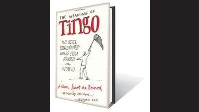 Boinod’s 2005 book is called The Meaning of Tingo and Other Extraordinary Words from Around the World. Boinod’s 2005 book is called The Meaning of Tingo and Other Extraordinary Words from Around the World.