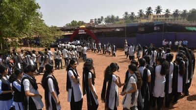 Nagesh said that he was worried that students enrolled in these schools were not receiving the same education when compared to those in other aided schools. (HT Photo) Nagesh said that he was worried that students enrolled in these schools were not receiving the same education when compared to those in other aided schools. (HT Photo)